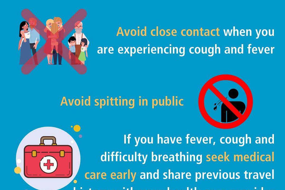 World Health Organization public advice about coronavirus