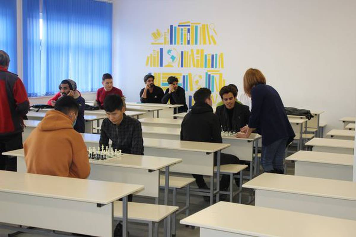 A chess tournament was held at Adam University