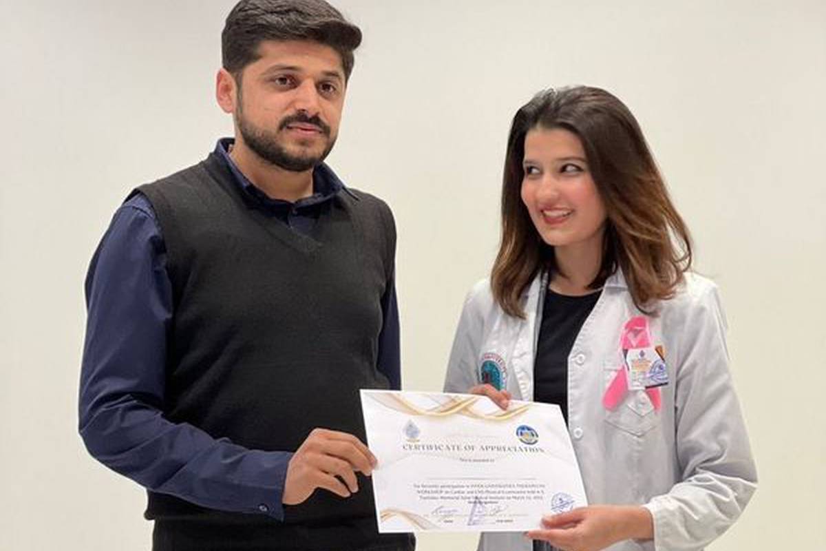 On March 13, 2023, our AUSM  students took part in an Interuniversity therapeutic seminar on physical examination of the heart and central nervous system.