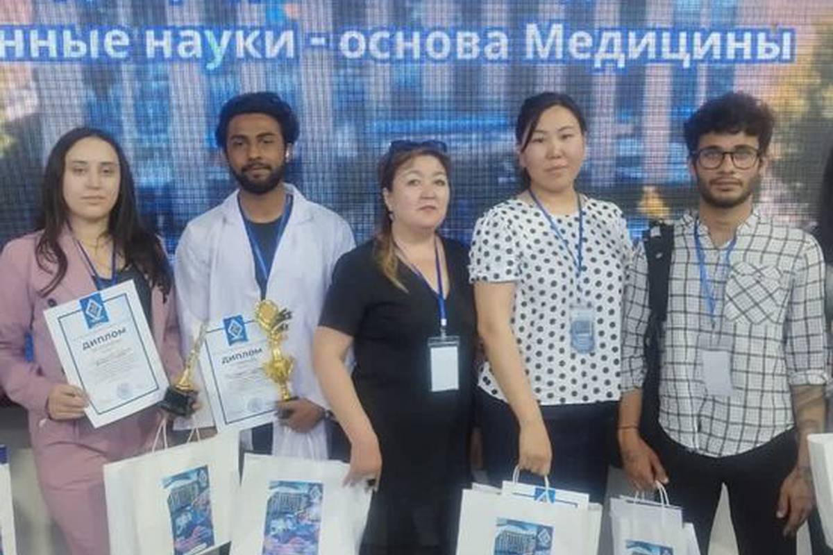 Our students of AUSM took part in the International Olympiad "Natural Sciences - the basis of medicine"