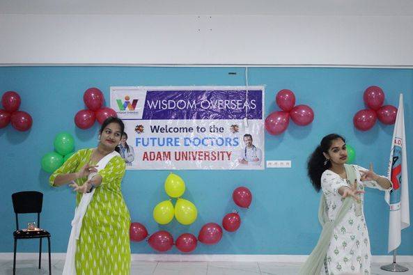 The Diwali festival lit up the walls of our university with bright colors and joy.