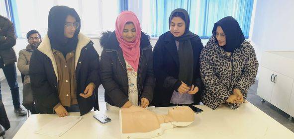 First Aid and Basic Life Support training conducted today at ADAM University School of Medicine, Kyrgyzstan