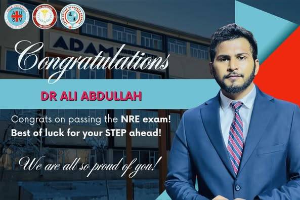 We are delighted to share a moment of immense pride and celebration-Edu Medicine Pvt. Ltd official partner of Adam University School of Medicine, proudly announces that 50+ graduates have successfully passed the national Registration Examination (NRE)