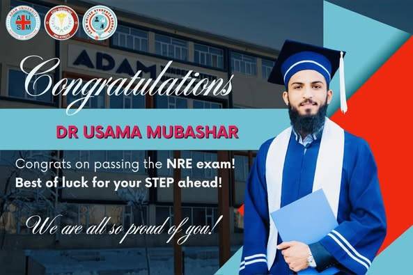 We are delighted to share a moment of immense pride and celebration-Edu Medicine Pvt. Ltd official partner of Adam University School of Medicine, proudly announces that 50+ graduates have successfully passed the national Registration Examination (NRE)